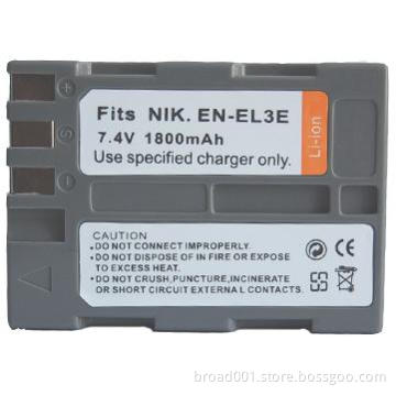 Digital Camera Battery ENEL3E for Nikon,1800 mAh